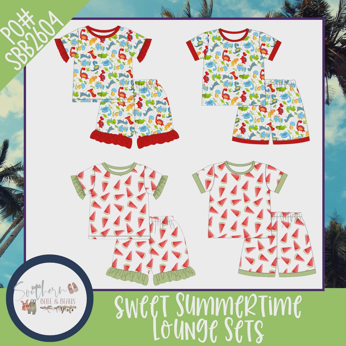 Sweet Summertime Lounge Sets SBB2604 2/01/26 B