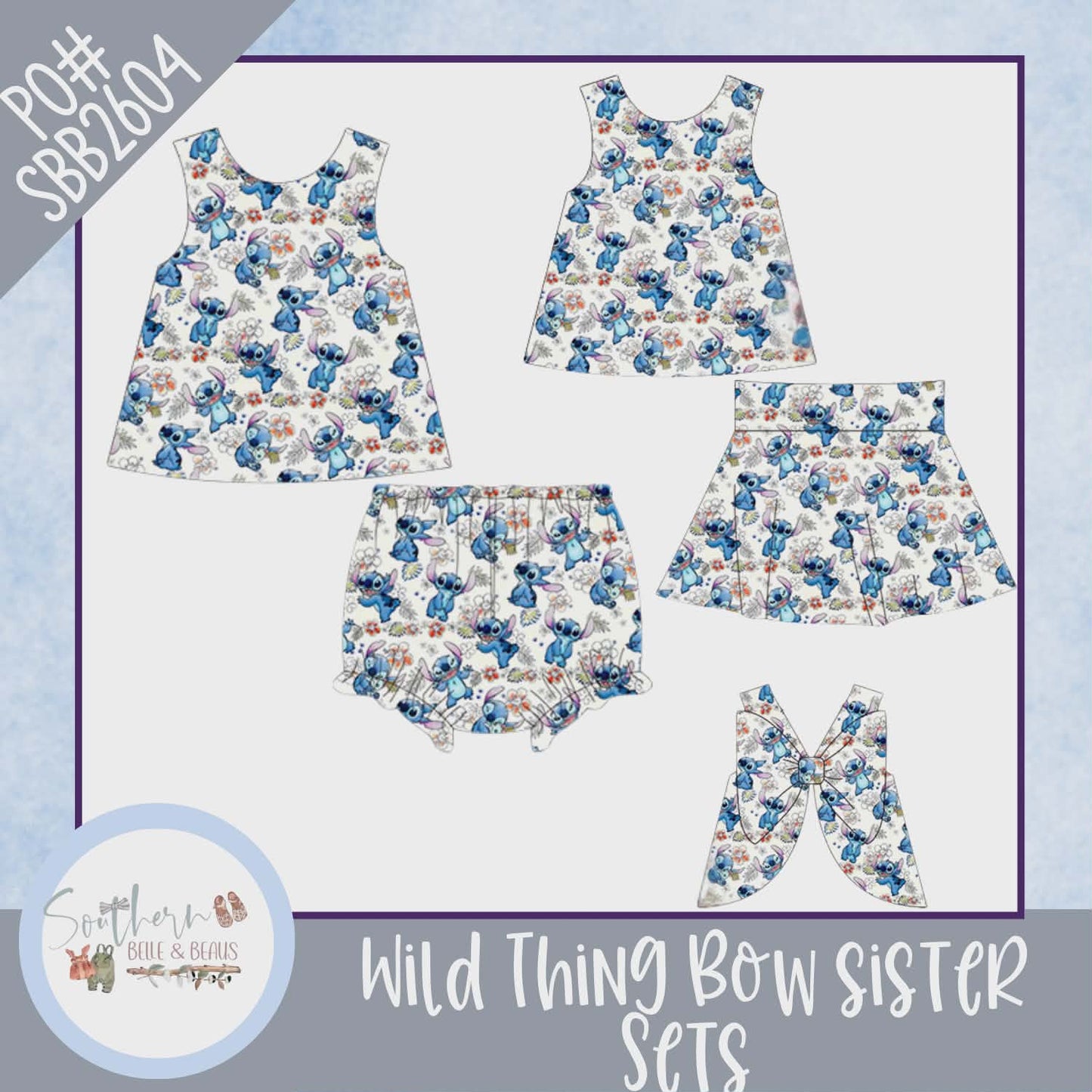 Wild Thing Bow Sister Sets SBB2604 2/01/26 B