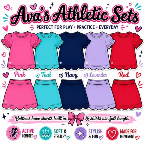 Ava's Athletic Sets SBB2623 6/14/26 R