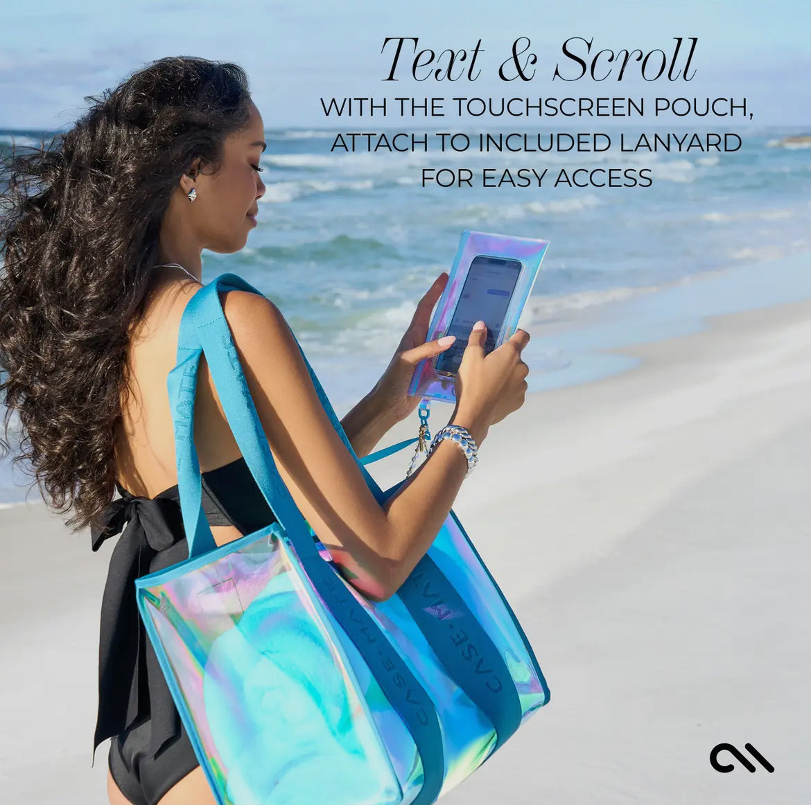 Case-Mate Soap Bubble Beach Tote - Emerald Blue