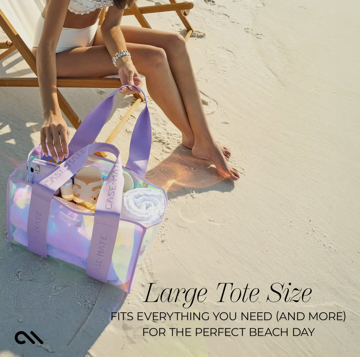 Case-Mate Soap Bubble Beach Tote - Iridescent