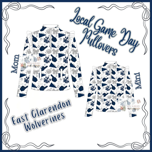East Clarendon Wolverines Gameday Pullovers Mommy & Me PO # 25 6/29/25 R