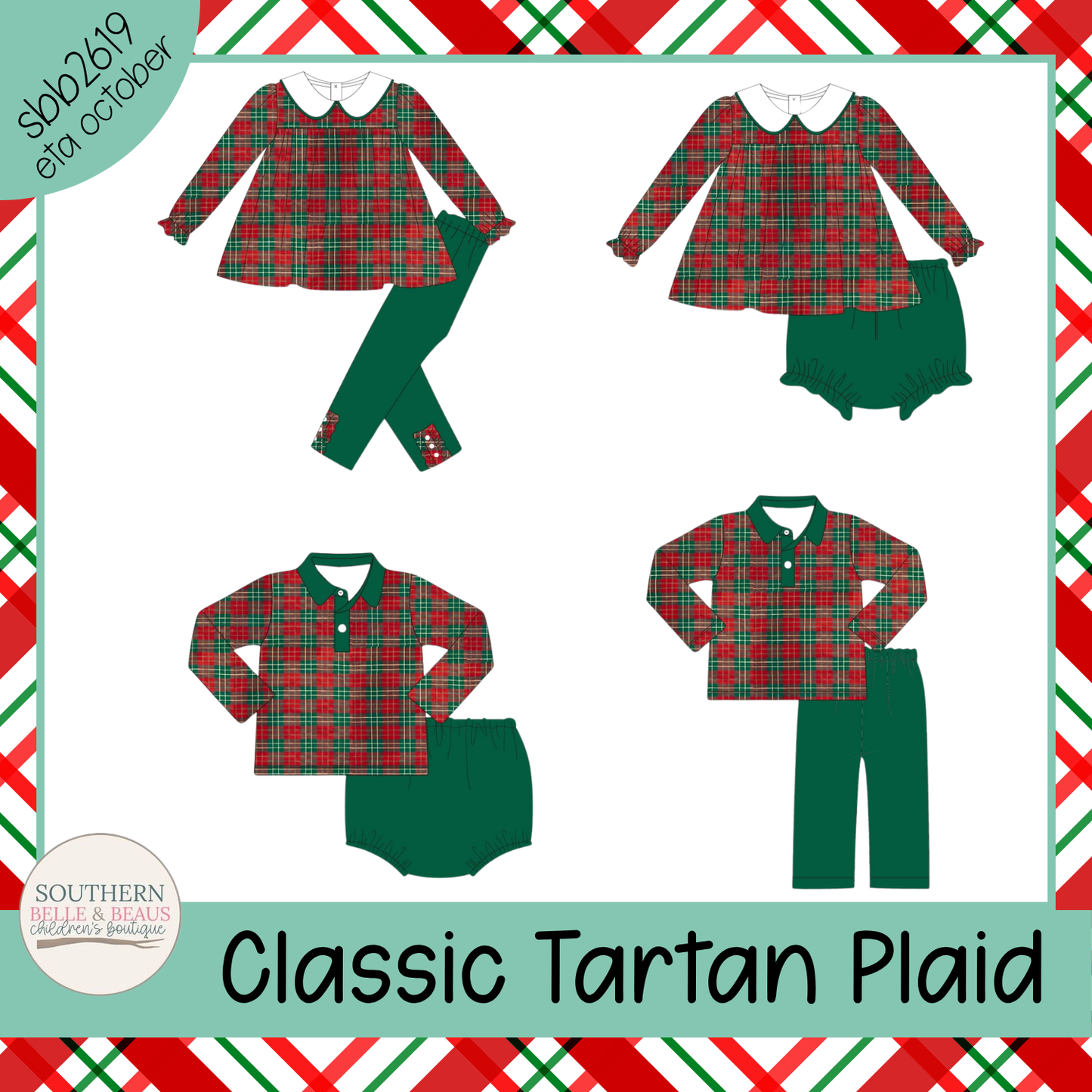 Classic Tartan Plaid SBB2619 5/24/26 B