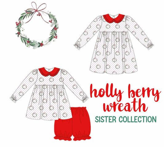 Holly Berry Wreath Sister Collection PO#25 6/29/25 B