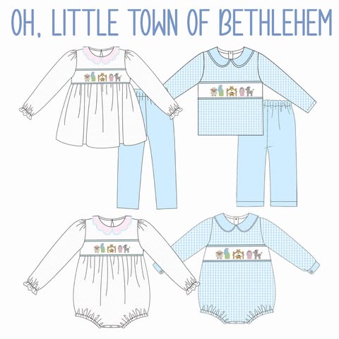 Oh Little Town of Bethlehem Sibling Collection PO#25 6/29/25 B