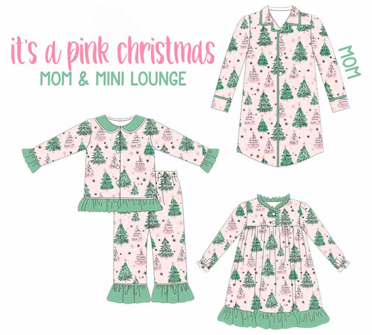 It's A Pink Christmas Mom & Mini Lounge Collection PO#25 6/29/25 B