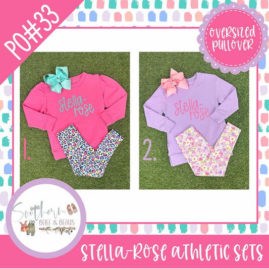 Stella-Rose Athletic Sets Collection PO#33 8/24/25 R