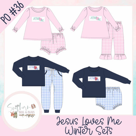 Jesus Loves Me Winter Set Collection PO#36 9/14/25 B (