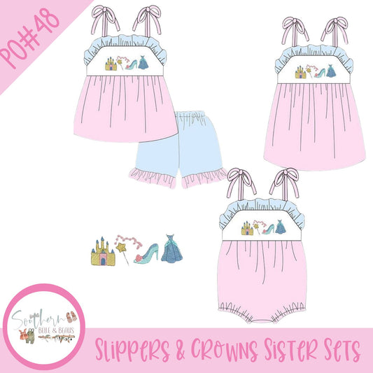 Slippers & Crowns Sister Sets PO#48 12/14/25 B