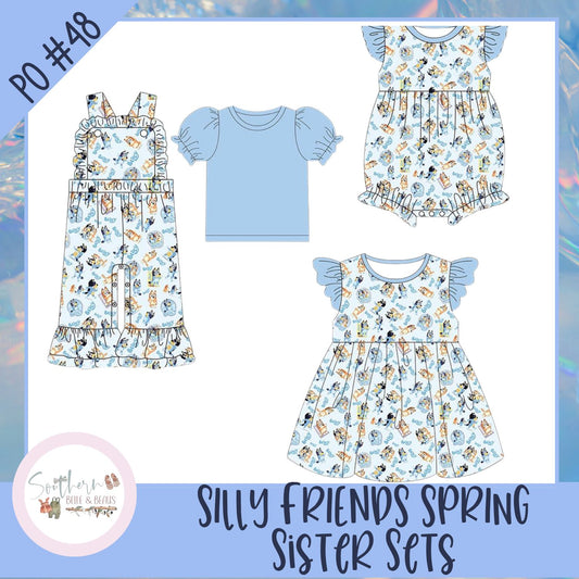 Silly Friends Spring Sister Sets PO#48 12/14/25 B
