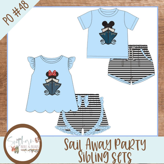 Sail Away Party Sibling Sets PO#48 12/14/25 B