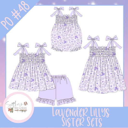 Lavender Lilly's  Sister Sets PO#48 12/14/25 B