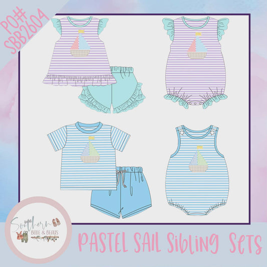 Pastel Sail Sibling Sets SBB2604 2/01/26 B