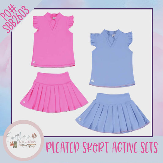 Pleated Skort Active Sets SBB2603 1/25/26