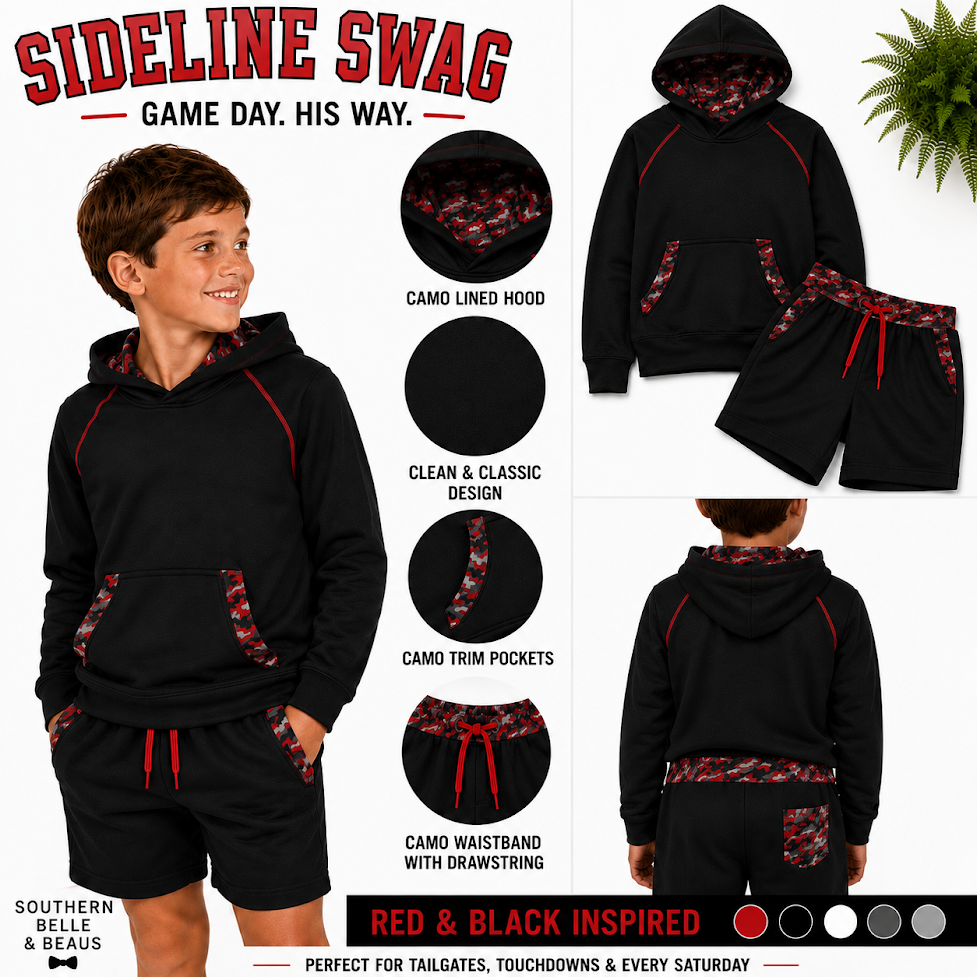 Sideline Swag Hoodie & Shorts | Pre-Order
