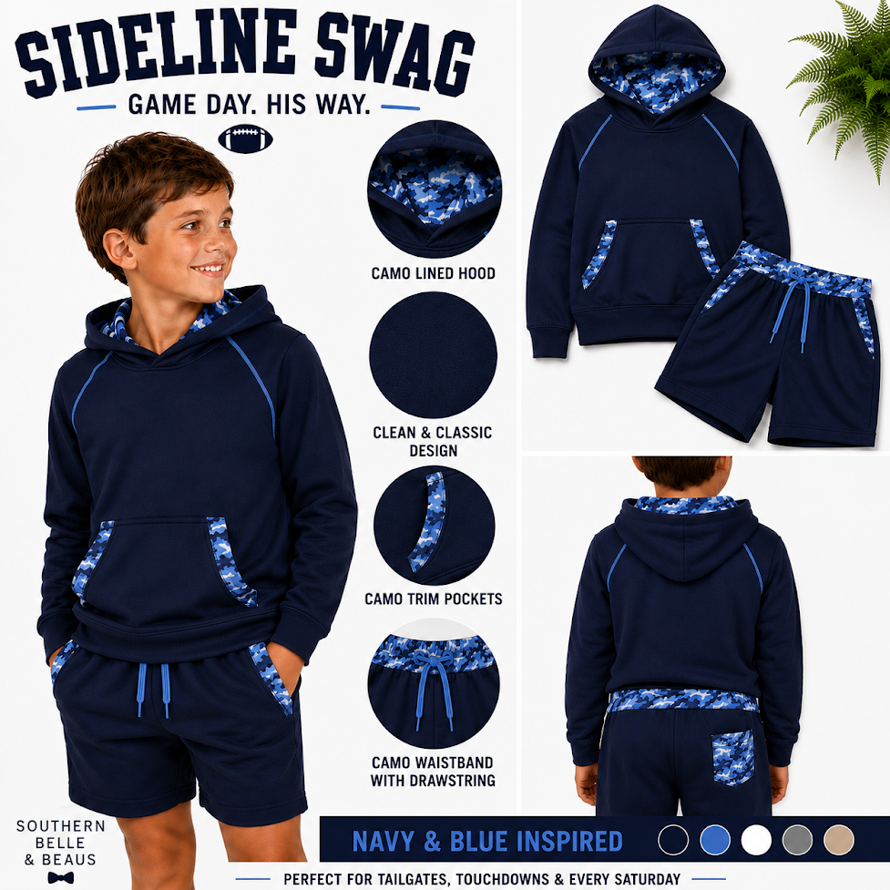 Sideline Swag Hoodie & Shorts | Pre-Order