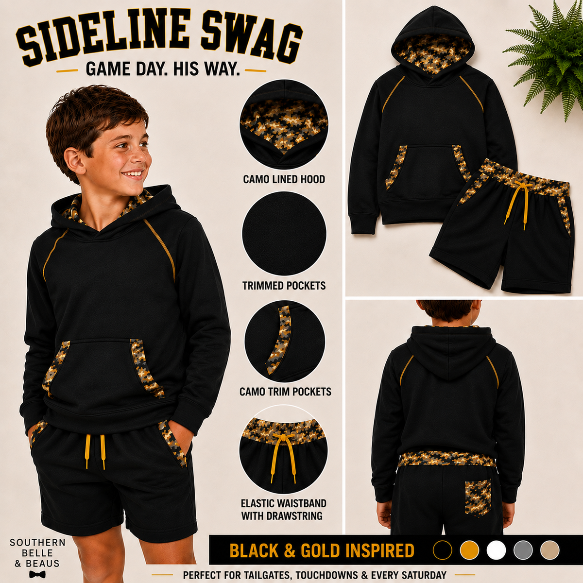 Sideline Swag Hoodie & Shorts | Pre-Order