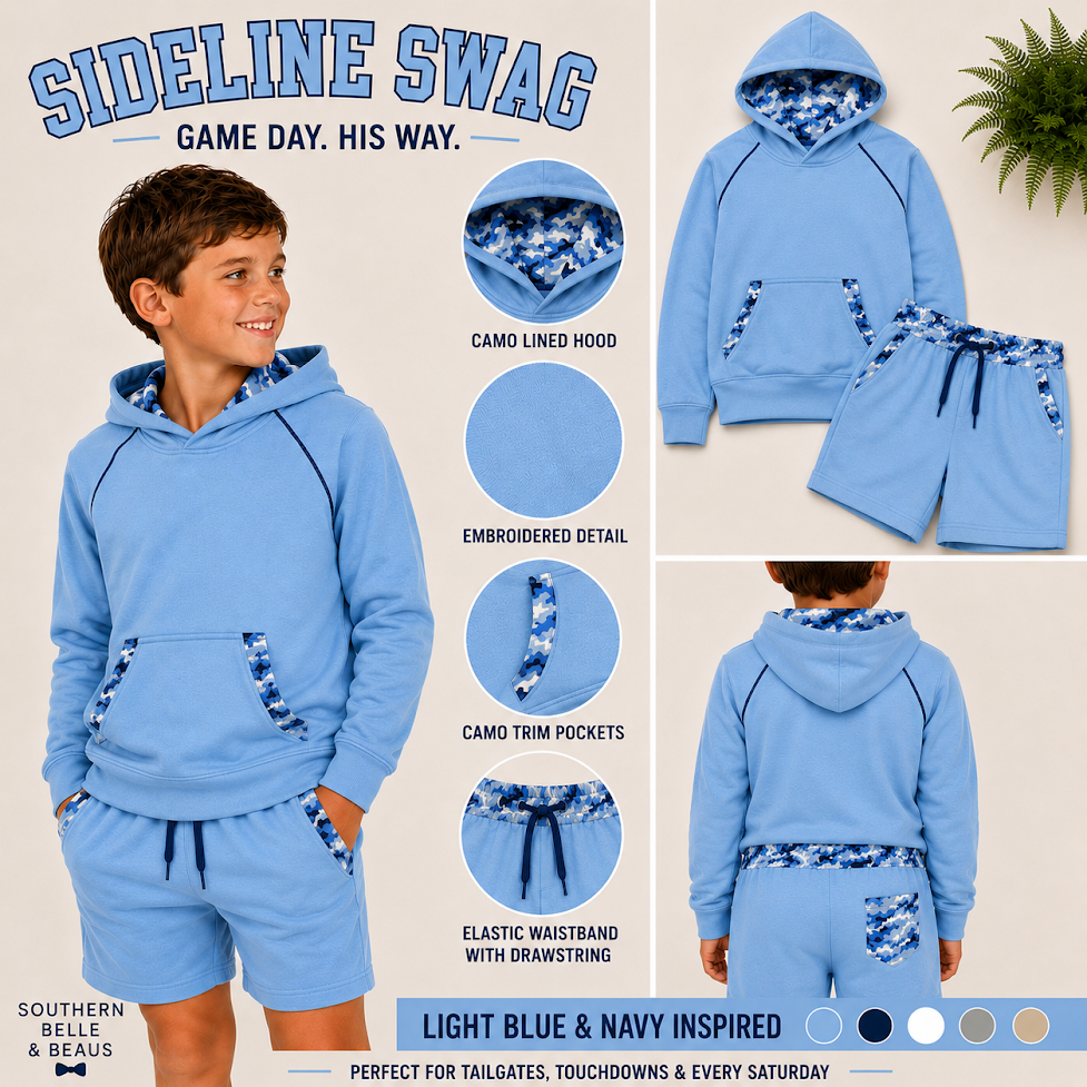 Sideline Swag Hoodie & Shorts | Pre-Order