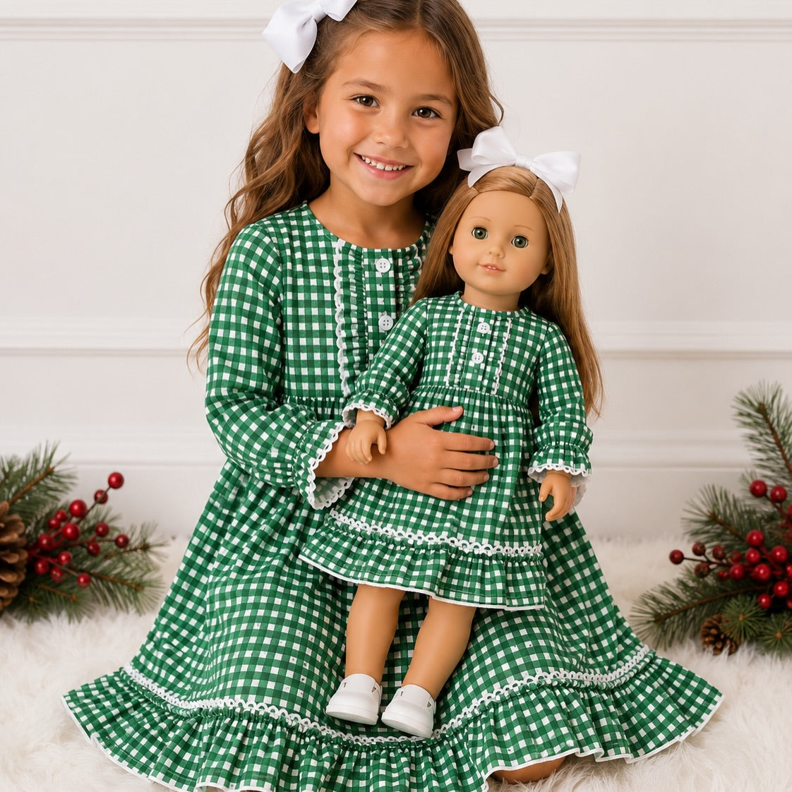 Santa's Sweet Dreams 18" Doll Gown | Pre-Order