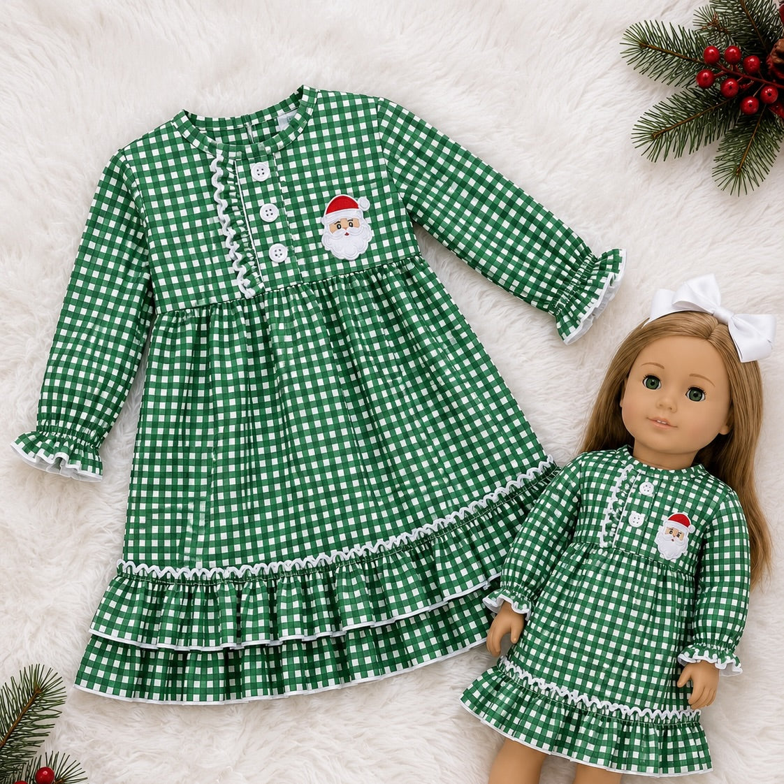 Santa's Sweet Dreams 18" Doll Gown | Pre-Order