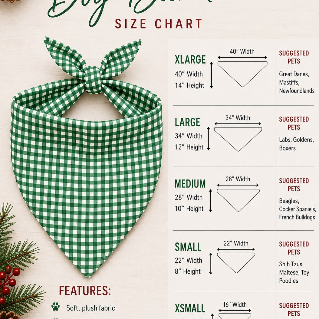 Santa's Sweet Dreams Dog Bandana | Pre-Order