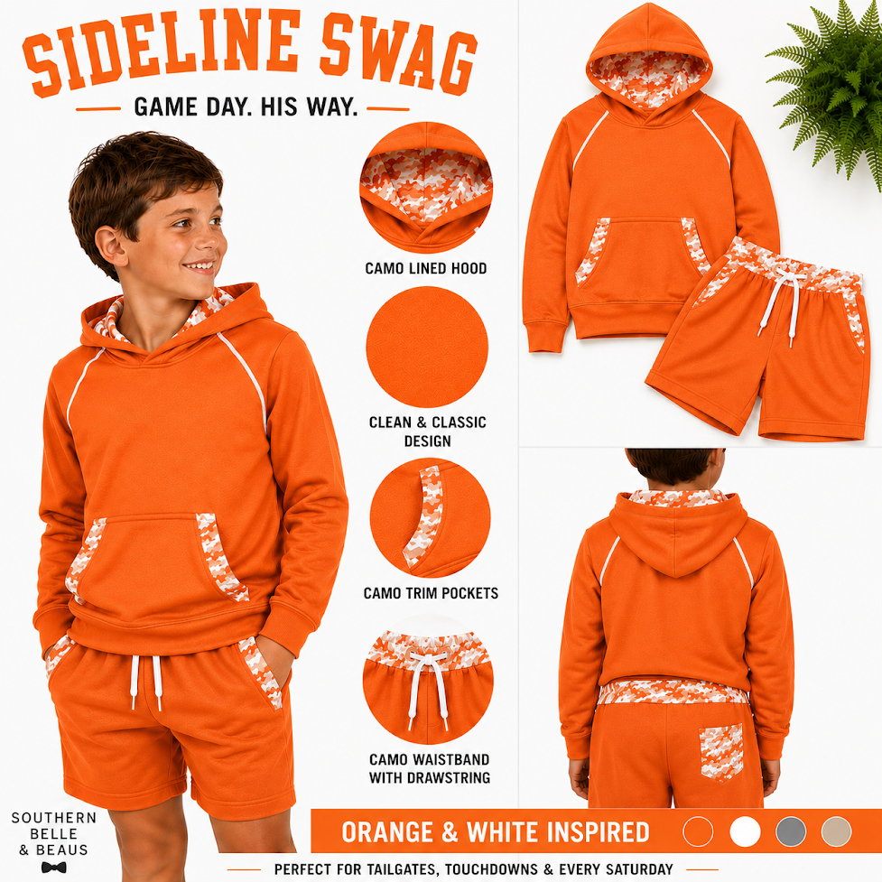 Sideline Swag Hoodie & Shorts | Pre-Order