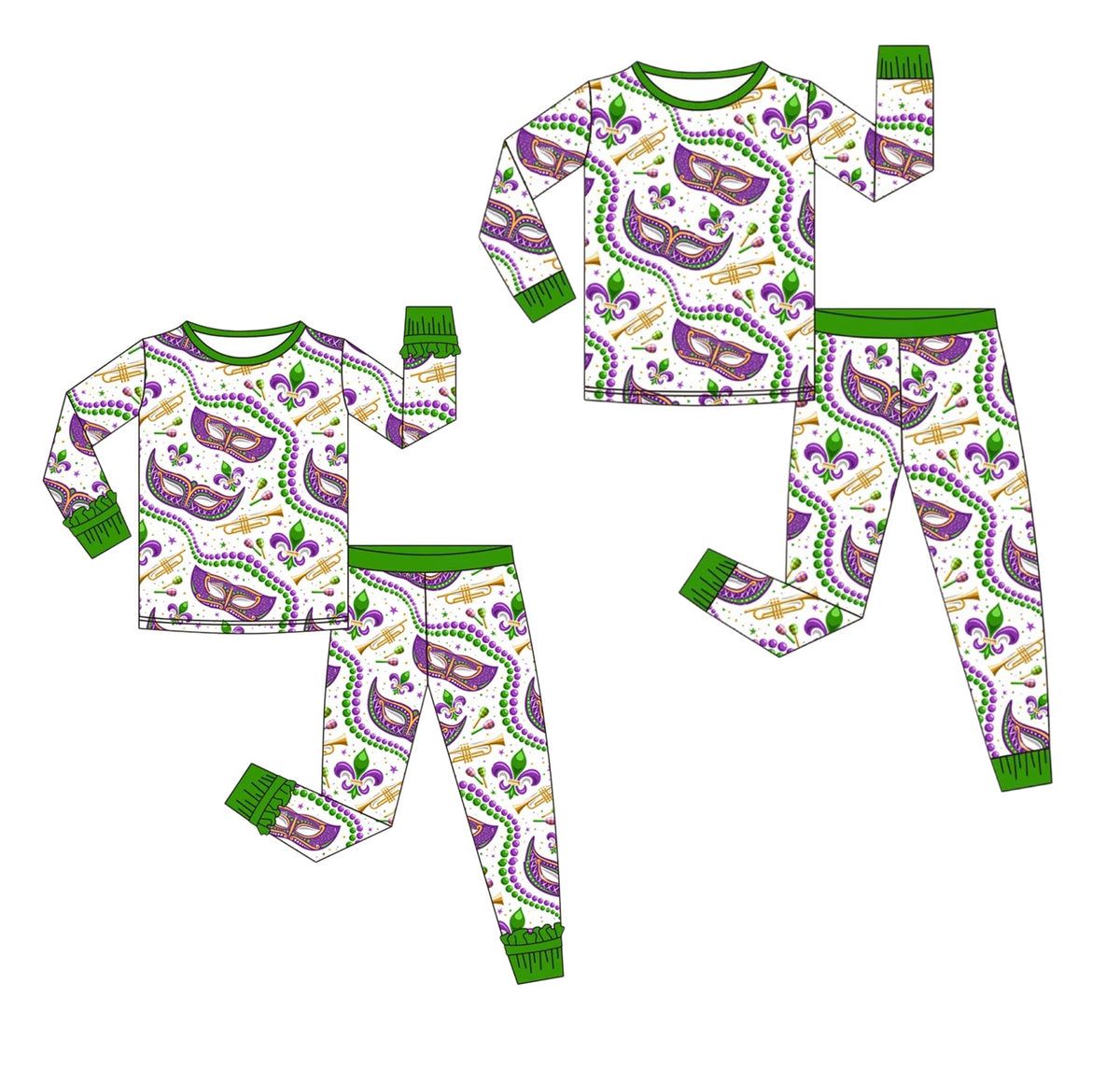 Parade Day Play original garment design showing both available styles