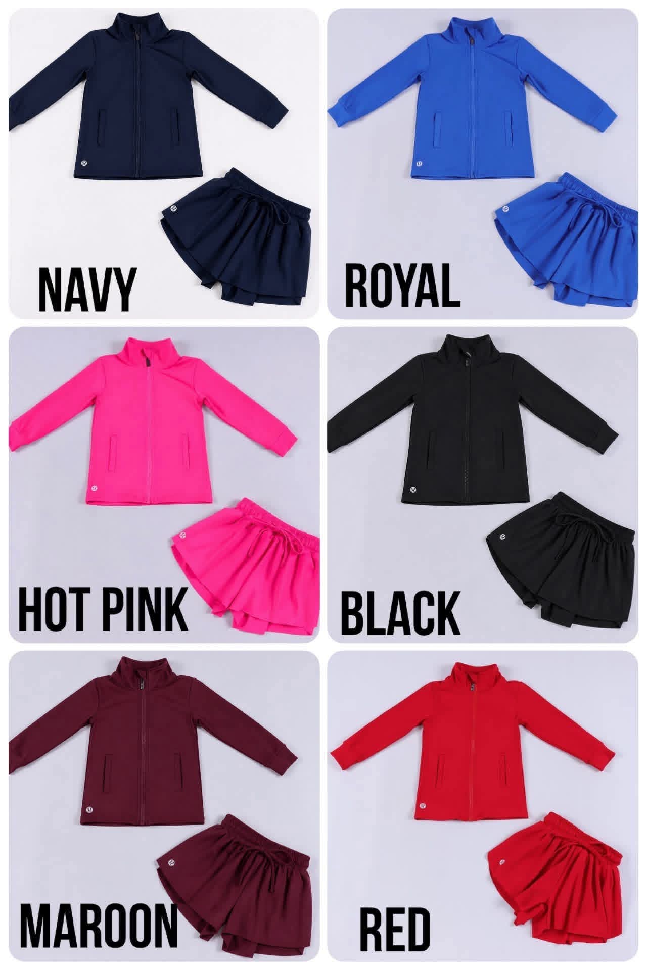 Butterfly Shorts & Zip Jacket  Sets SBB2627 7/26/26 R