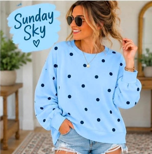 Women’s Love A Dot Polka Dot Sweaters | SBB2633 R