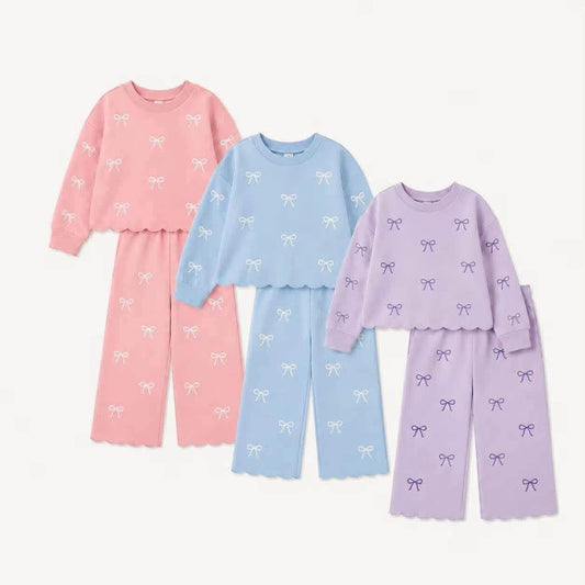 Bow-tiful Girl Scalloped Sets SBB2627 R