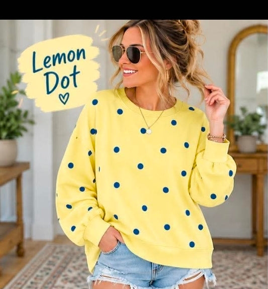 Women’s Love A Dot Polka Dot Sweaters | SBB2633 R