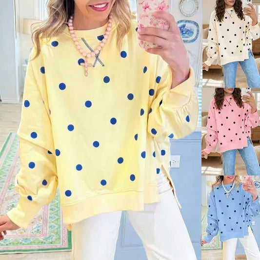 Women’s Love A Dot Polka Dot Sweaters | SBB2633 R