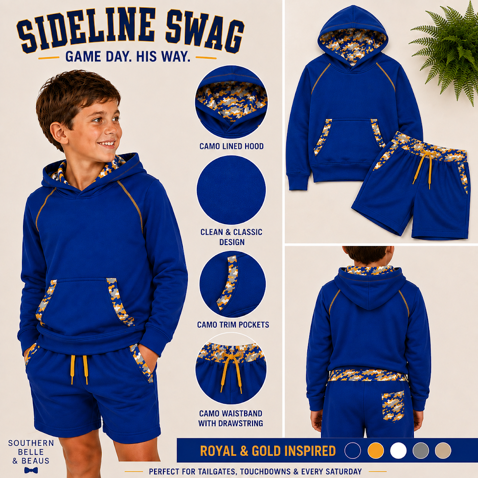 Sideline Swag Hoodie & Shorts | Pre-Order