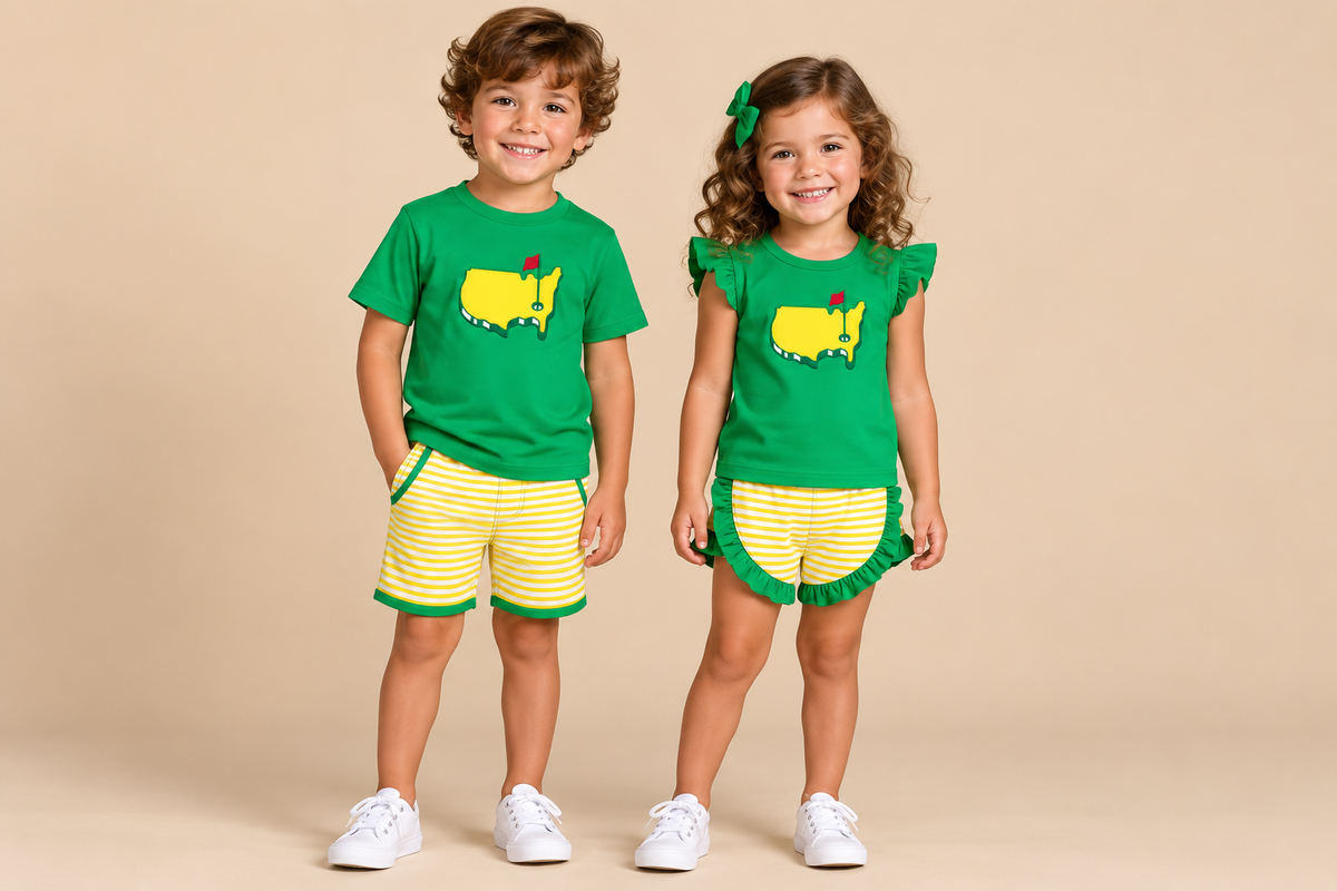 Sweet Tee Time matching collection – Easter 2027 preorder model mockup